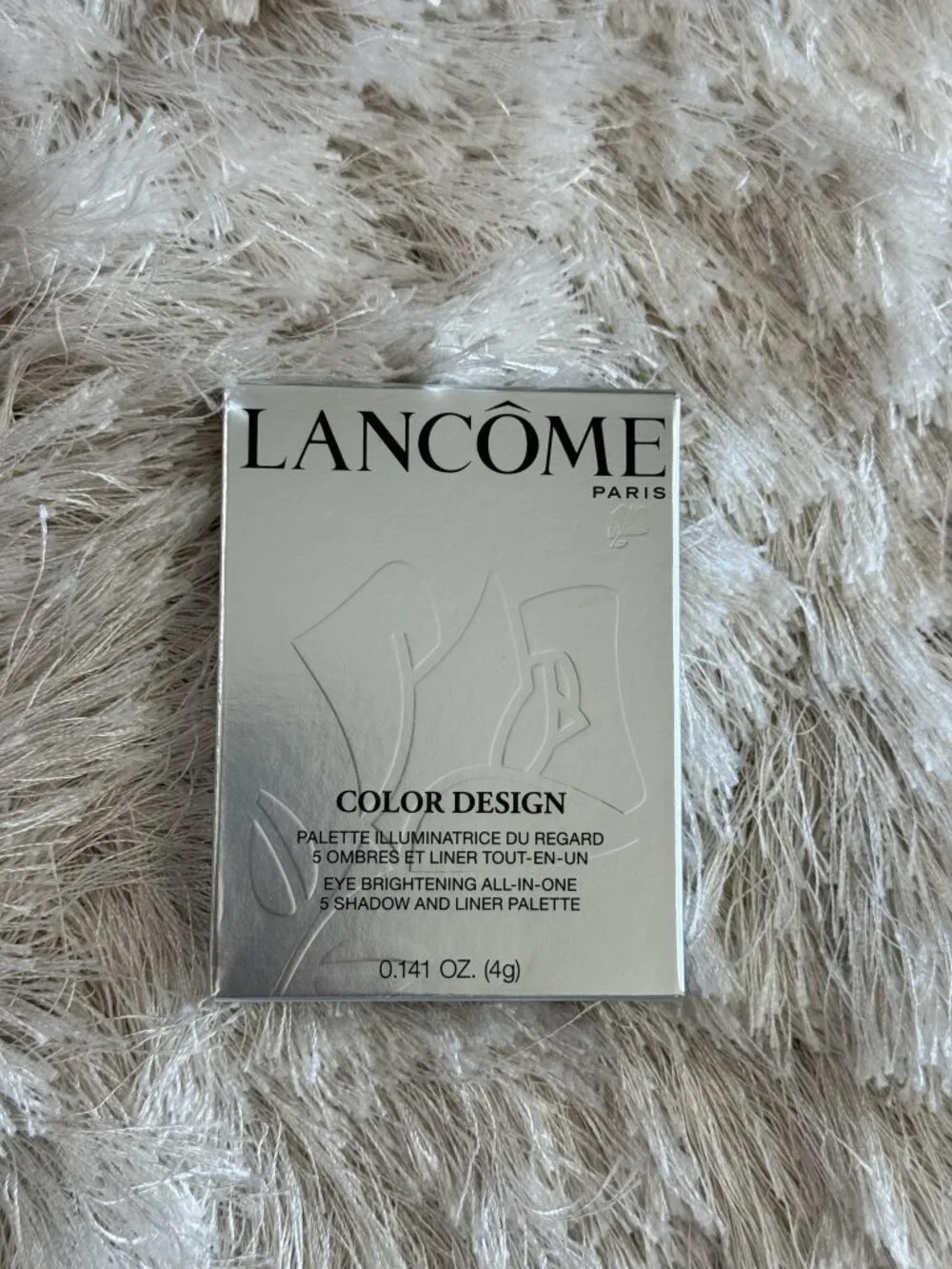VERY RARE NEW Lancome Eyeshadow Color Design Palette - Gris Fatale 600